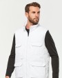 Veste personnalisable WK. DESIGNED TO WORK Gilet polycoton multipoches rembourré unisexe