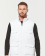 Veste personnalisable WK. DESIGNED TO WORK Gilet polycoton multipoches rembourré unisexe