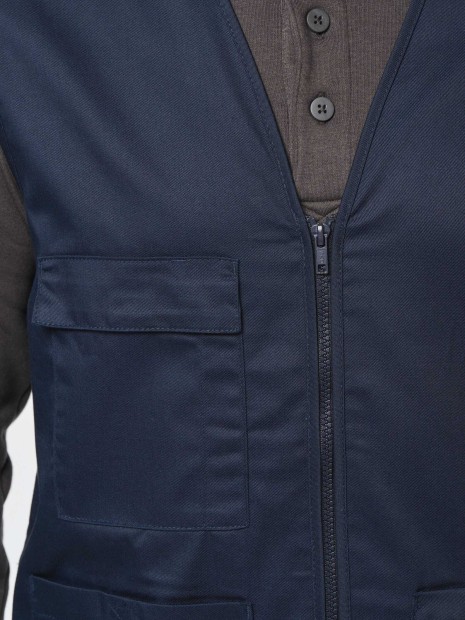 Vestes à personnaliser WK. DESIGNED TO WORK Gilet polycoton multipoches unisexe 