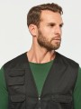 Vestes à personnaliser WK. DESIGNED TO WORK Gilet polycoton multipoches doublé unisexe 