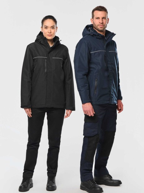 Vestes à personnaliser WK. DESIGNED TO WORK Parka performance à capuche unisexe 