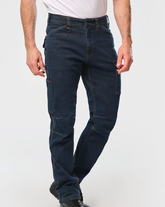 WK. DESIGNED TO WORK Denim-Herrenhose mit mehreren Taschen Hose personalisierbar