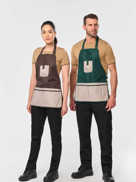 Tabliers à personnaliser WK. DESIGNED TO WORK Tablier de jardinier imperméable écoresponsable unisexe 