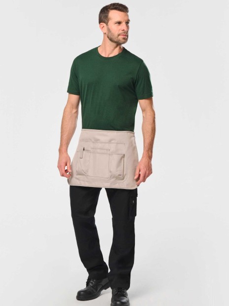 Tabliers à personnaliser WK. DESIGNED TO WORK Tablier court de jardinage écoresponsable unisexe 