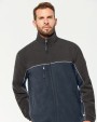Laine polaire personnalisable WK. DESIGNED TO WORK Veste micropolaire bicolore écoresponsable unisexe