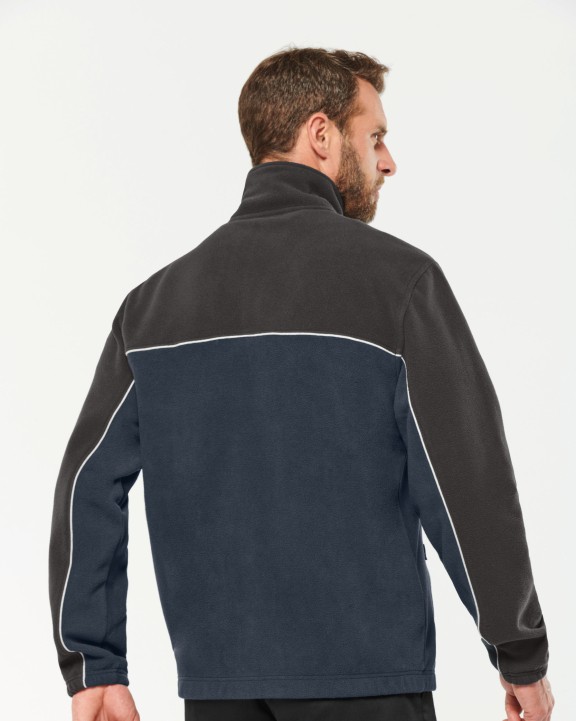 WK. DESIGNED TO WORK Zweifarbige, umweltfreundliche Unisex-Fleecejacke Polar Fleece personalisierbar