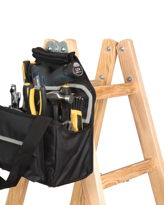 Tas & zak WK. DESIGNED TO WORK Gereedschapstas, aanpasbaar aan draagbare ladders voor bedrukking &amp; borduring