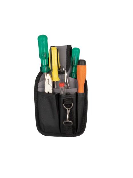 WK. DESIGNED TO WORK Sac de ceinture porte-outils full grey / black personnalisable