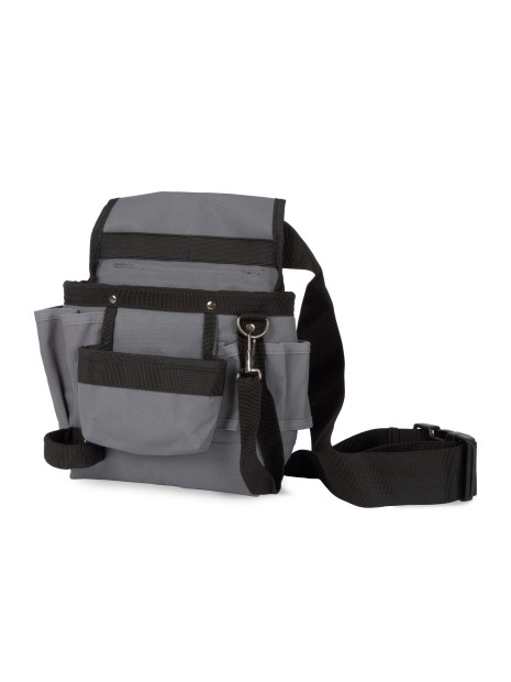 WK. DESIGNED TO WORK Sac à outils avec ceinture full grey personnalisable