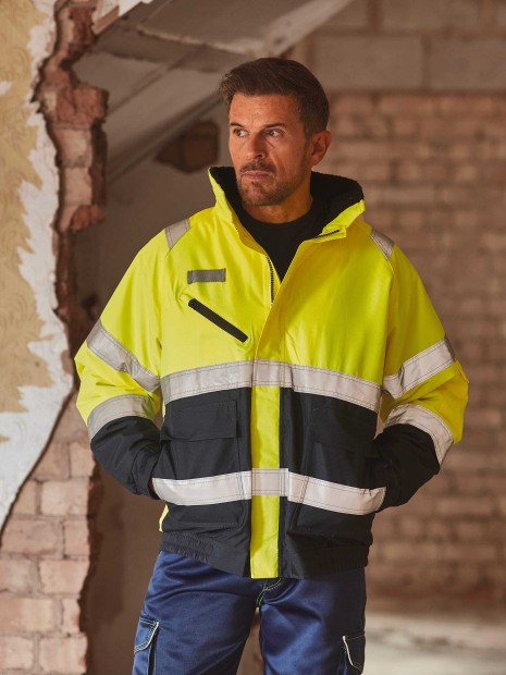 Vestes à personnaliser YOKO Veste Hi-vis fontaine 