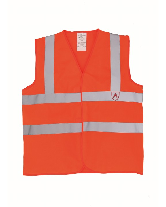 Gilet de sécurité personnalisable YOKO Gilet haute visibilité & LSF (chaleur et flamme)