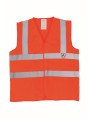 YOKO Gilet haute visibilité & LSF (chaleur et flamme) HI VIS ORANGE personnalisable