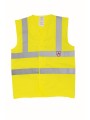 YOKO Gilet haute visibilité & LSF (chaleur et flamme) HI-VIS JAUNE personnalisable