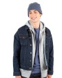 K-UP Strickmütze Mütze, Schal & Handschuh personalisierbar