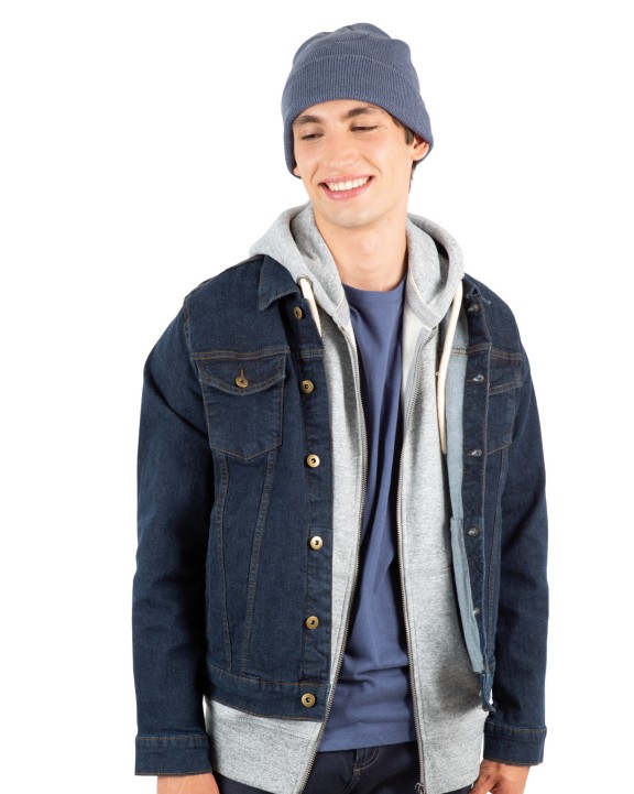 K-UP Strickmütze Mütze, Schal & Handschuh personalisierbar