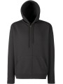 FOL Sweat-shirt homme zippé capuche Premium (62-034-0) charcoal personnalisable