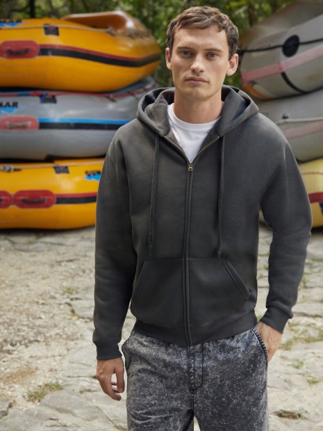 Sweat-shirts à personnaliser FOL Sweat-shirt homme zippé capuche Premium (62-034-0) 