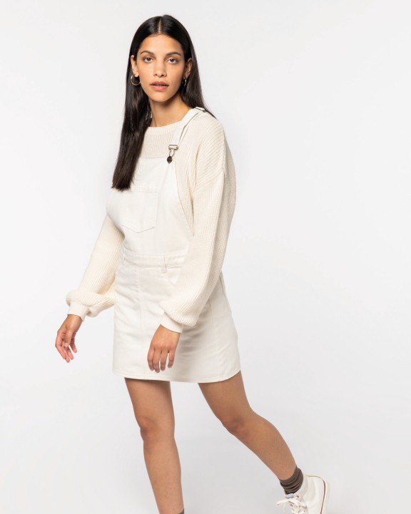 NATIVE SPIRIT Umweltfreundliches Damen-Latzkleid Kleid personalisierbar