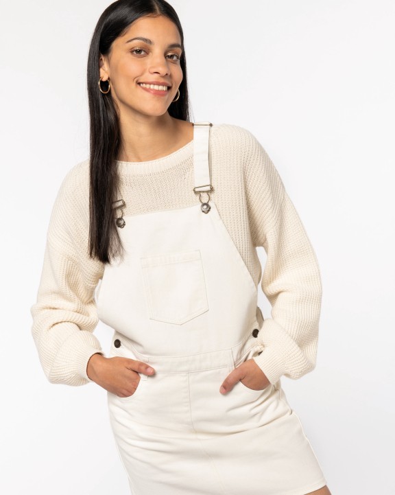NATIVE SPIRIT Umweltfreundliches Damen-Latzkleid Kleid personalisierbar