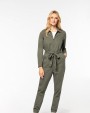Jurk NATIVE SPIRIT Ecologische verwassen jumpsuit dames voor bedrukking &amp; borduring
