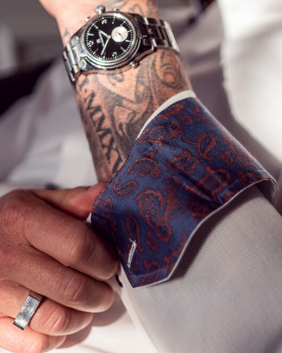 Hemd JAMES-HARVEST Purple Bow 146 
Hemd Slim Fit Heren voor bedrukking &amp; borduring