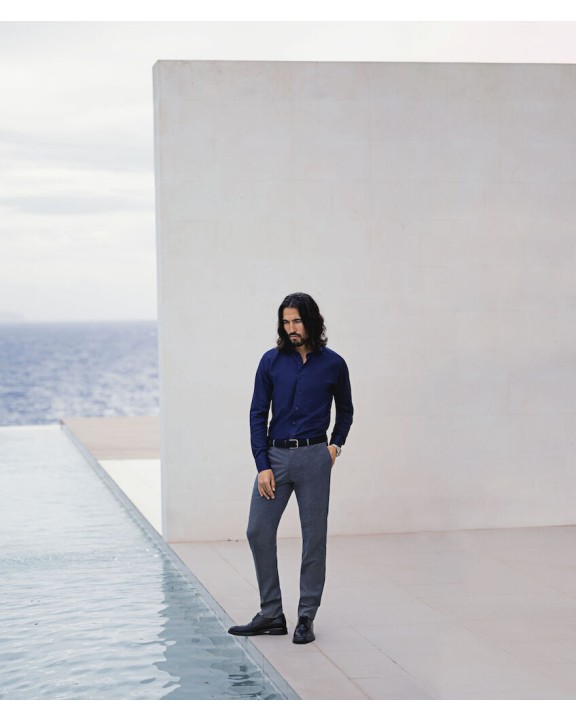 Hemd JAMES-HARVEST Purple Bow 146 
Hemd Slim Fit Heren voor bedrukking &amp; borduring