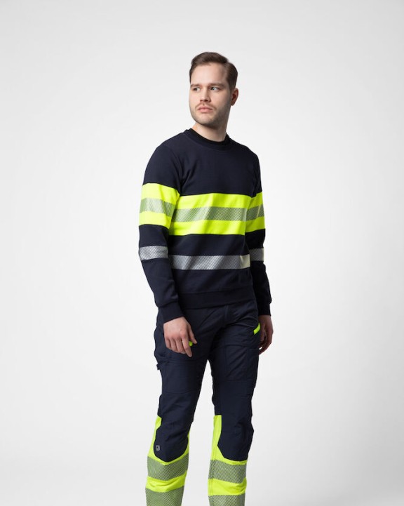 Sweat-shirt personnalisable PROJOB 6129 SWEATSHIRT EN ISO 20471 CLASSE 1