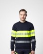 Sweater PROJOB 6129 SIGNALISATIESWEATER EN ISO 20471 KLASSE 1 voor bedrukking &amp; borduring
