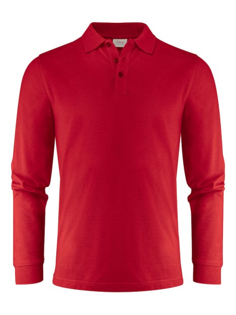 PRINTER Surf Pro L/S 
Polo Pique Hommes rouge personnalisable