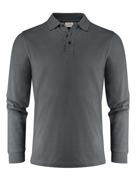 PRINTER Surf Pro L/S 
Polo Pique Hommes gris acier personnalisable