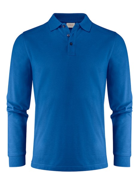 PRINTER Surf Pro L/S 
Polo Pique Hommes bleu ocean personnalisable