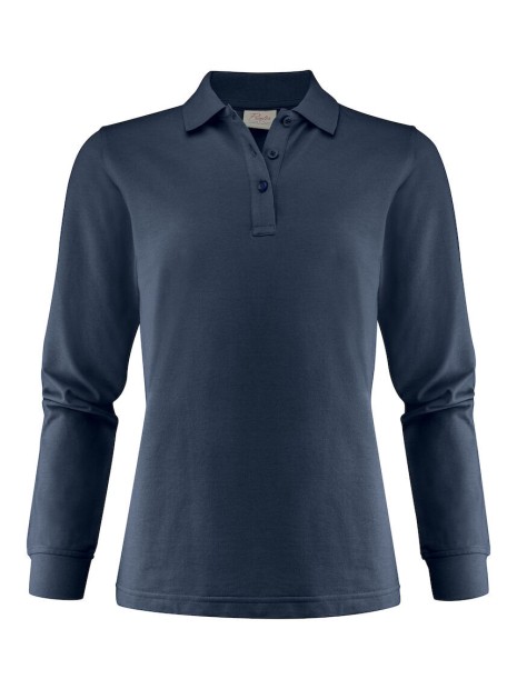 PRINTER Surf Pro L/S 
Polo Pique Femmes bleu marine foncé personnalisable