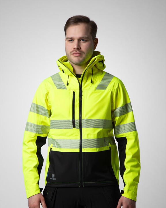 PROJOB 6416 Shelljacke EN ISO 20471 Klasse 3/2 Jacke personalisierbar