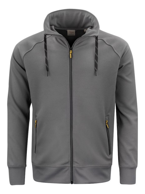 PRINTER Jog RSX 
Sweatshirt Fullzip Heren gris acier personnalisable
