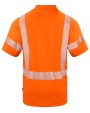 Polo personnalisable PROJOB 6015 PIQUE BI MATIERE EN ISO 20471 CLASSE 2/3