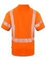 PROJOB 6015 PIQUE BI MATIERE EN ISO 20471 CLASSE 2/3 orange personnalisable