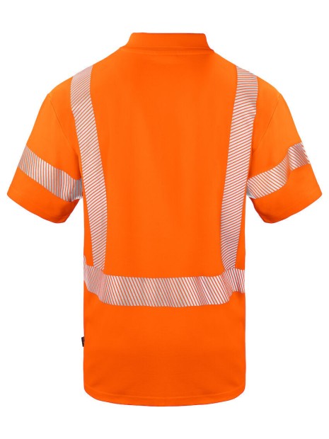 PROJOB 6015 PIQUE BI MATIERE EN ISO 20471 CLASSE 2/3 orange personnalisable