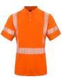 PROJOB 6015 PIQUE BI MATIERE EN ISO 20471 CLASSE 2/3 orange personnalisable