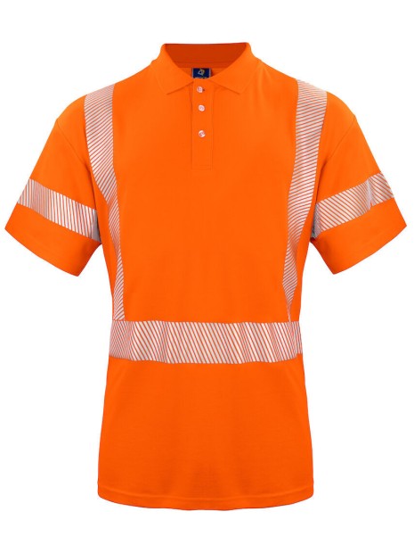 PROJOB 6015 PIQUE BI MATIERE EN ISO 20471 CLASSE 2/3 orange personnalisable
