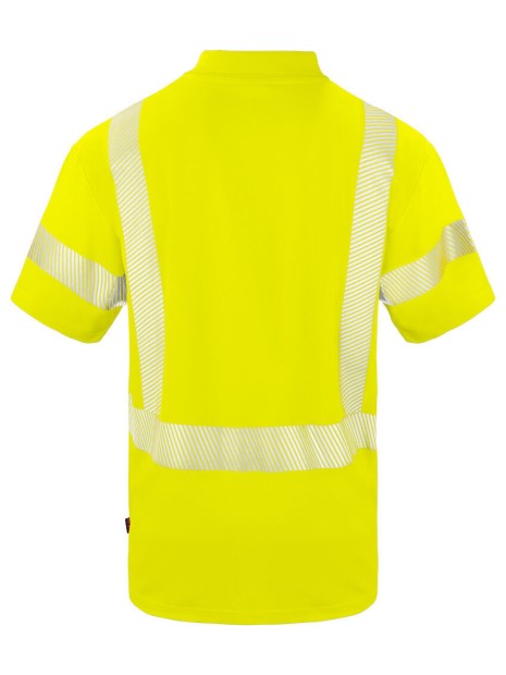 PROJOB 6015 PIQUE BI MATIERE EN ISO 20471 CLASSE 2/3 jaune personnalisable