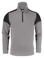 PRINTER Prime 
Sweatshirt Halfzip Unisex anthracite/noir personnalisable