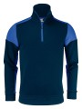 PRINTER Prime 
Sweatshirt Halfzip Unisex Marine/Cobalt personnalisable