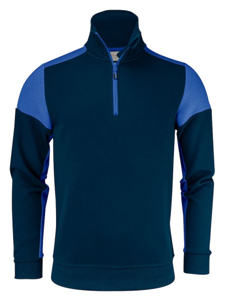 PRINTER Prime 
Sweatshirt Halfzip Unisex Marine/Cobalt personnalisable