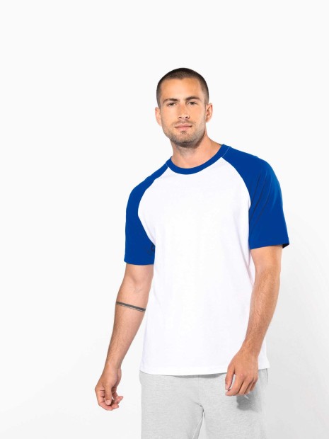 T-Shirts à personnaliser KARIBAN Baseball > t-shirt bicolore manches courtes 