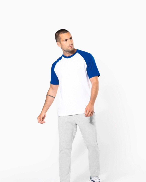 T-shirt KARIBAN Baseball - Tweekleurig t-shirt voor bedrukking &amp; borduring