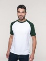 T-Shirts à personnaliser KARIBAN Baseball > t-shirt bicolore manches courtes 