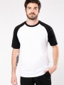 T-Shirts à personnaliser KARIBAN Baseball > t-shirt bicolore manches courtes 