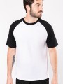 T-Shirts à personnaliser KARIBAN Baseball > t-shirt bicolore manches courtes 