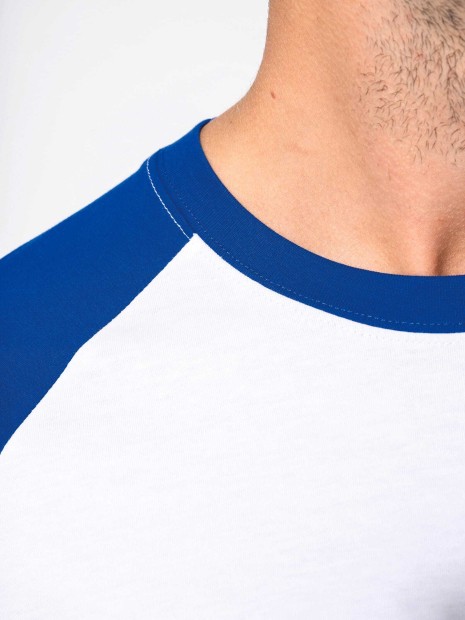 T-Shirts à personnaliser KARIBAN Baseball > t-shirt bicolore manches courtes 