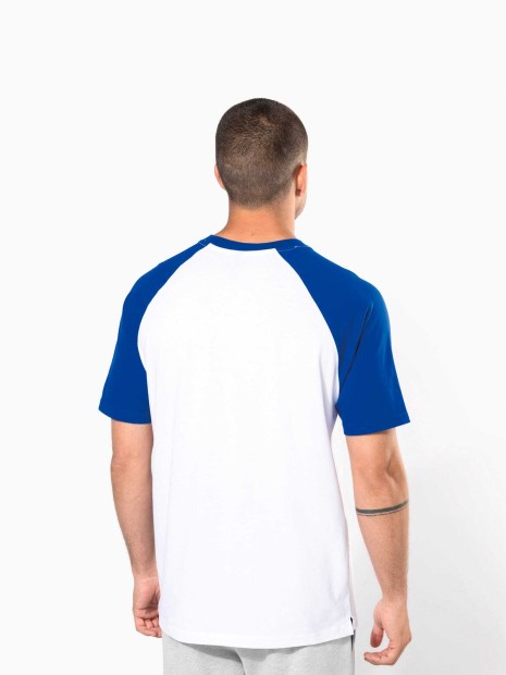 T-Shirts à personnaliser KARIBAN Baseball > t-shirt bicolore manches courtes 